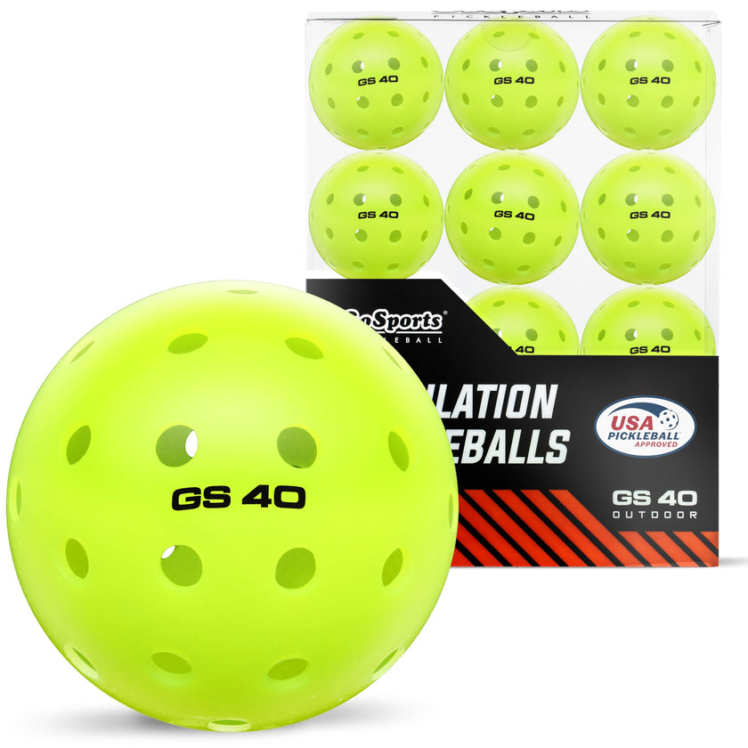 GoSports GS 40 Pickleball Balls - 12 Pack of Regulation USAPA Pickleballs 🍁 All In One Marketplace Canada