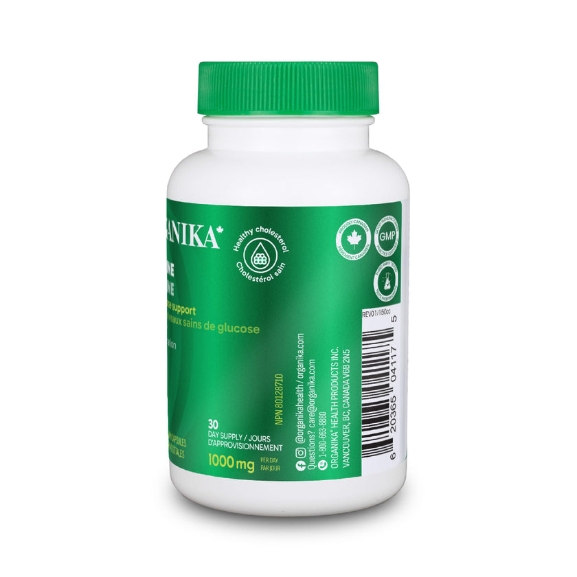 Organika Berberine - High Potency 1000mg per Day, Cholesterol and Glucose Metabolism Support, Helps Maintain Cardiovascular Health - 60vcaps 🍁 All In One Marketplace Canada