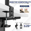 VIVO Dual Monitor Desk Mount, Holds 2 Computer Screens up to 30 inches and 22lbs Each, Heavy Duty Fully Adjustable Steel Stand with C-Clamp and Grommet, Black, STAND-V002 🍁 All In One Marketplace Canada