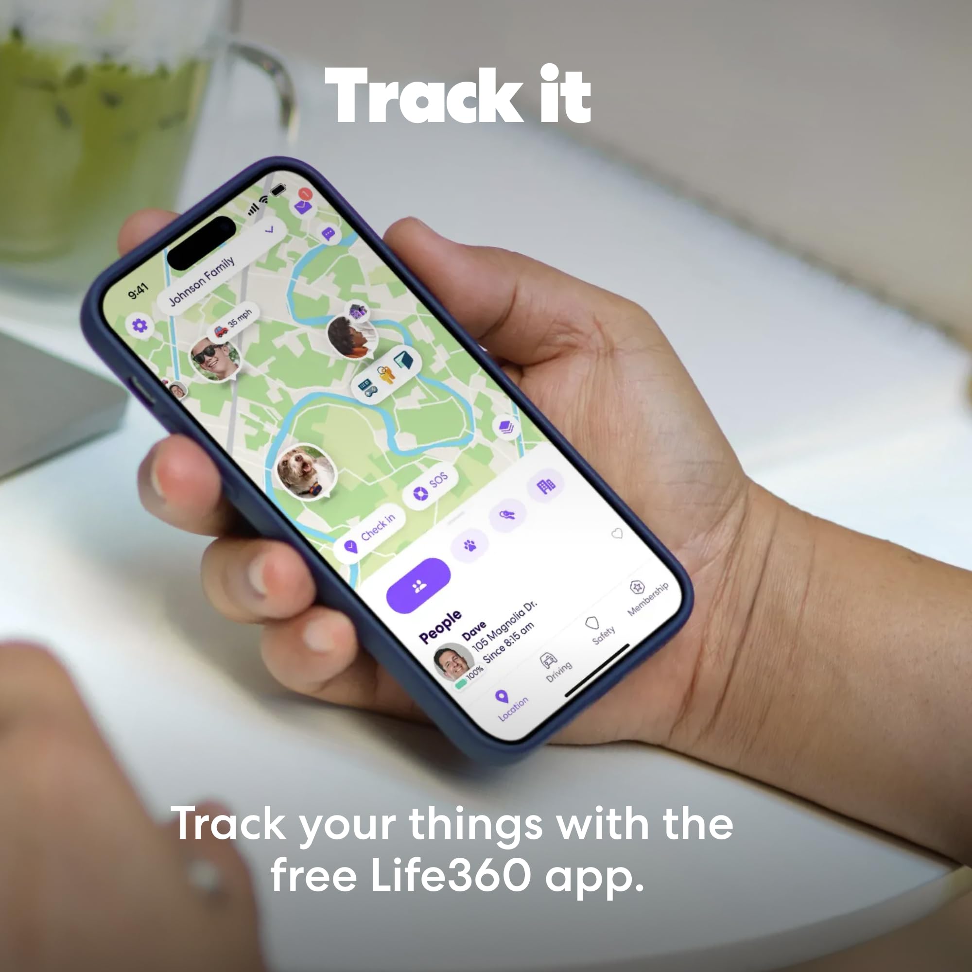 Life360 Tile Essentials - Bluetooth Trackers & Item Locators for Keys, Wallets, Remotes & More; Easily Find All Your Things. Both iOS and Android Compatible. 4-Pack (Mates/Slim/Sticker) 🍁 All In One Marketplace Canada