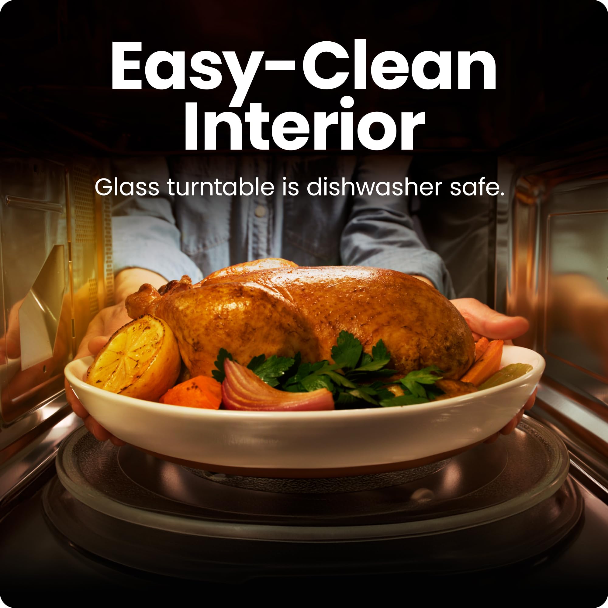 Chefman Countertop Microwave Oven 1.1 Cu. Ft. Digital Stainless Steel Microwave 1000 Watts with 6 Auto Menus, 10 Power Levels, Eco Mode, Memory, Mute Function, Child Safety Lock, Easy Clean 🍁 All In One Marketplace Canada