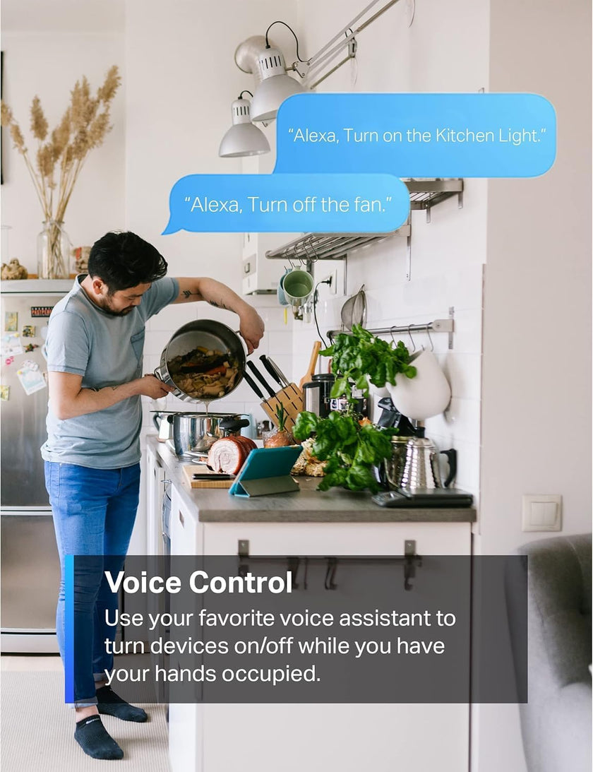 TP-Link Tapo Smart Plug Mini 15A, Smart Home Wi-Fi Plug, Super Easy Setup, Compatible with Alexa & Google Home, No Hub Required, UL Certified, 2.4G WiFi Only, White, Tapo P105(4-Pack) 🍁 All In One Marketplace Canada