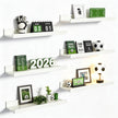 upsimples Floating Shelves for Wall, Decor Storage Set of 6, Wall Mounted Wood Shelves for Bedroom, Living Room, Bathroom, Kitchen, Picture Ledge Shelves, White 🍁 All In One Marketplace Canada