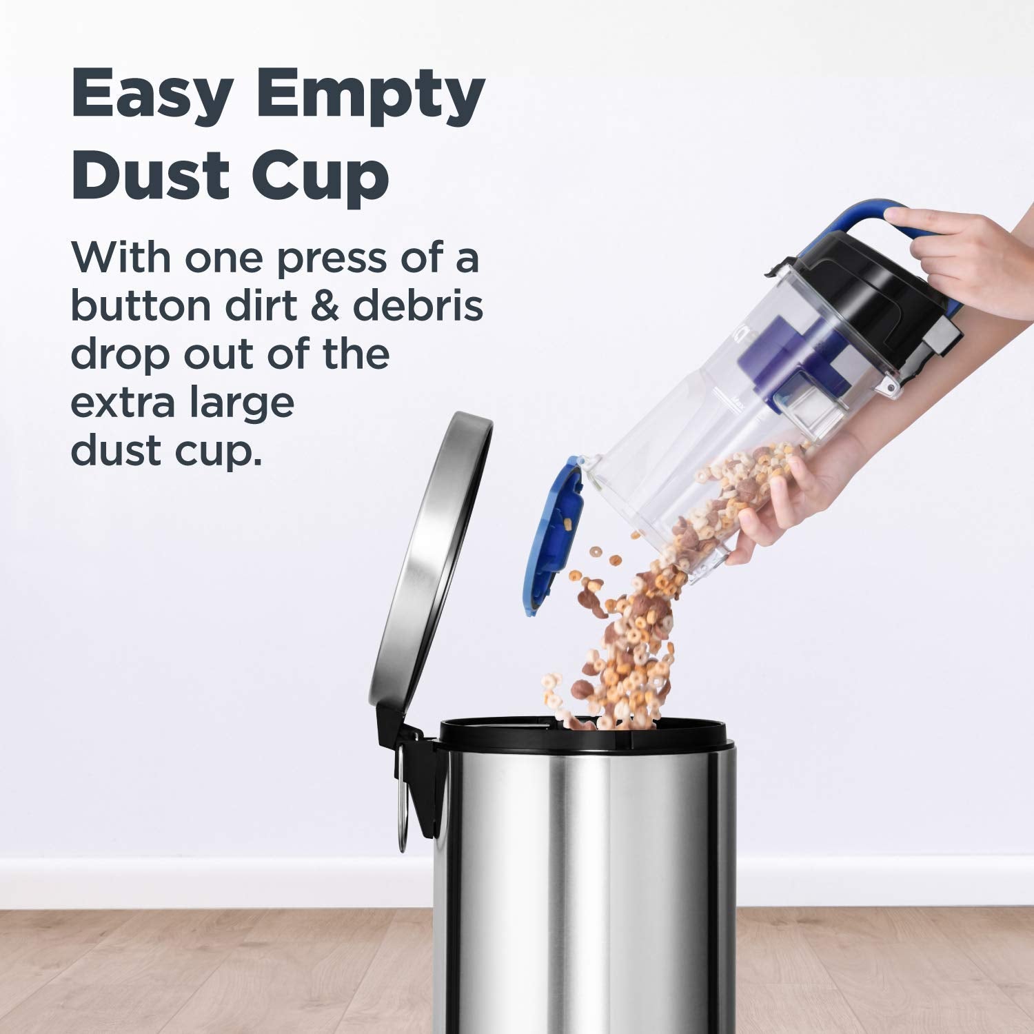Eureka Powerful Bagless Upright Vacuum Cleaners Compact for Home Pets, Airspeed Ultra Lightweight Household Vacuum Cleaner for Carpet and Hard Floor, NEU101C, Ocean Blue 🍁 All In One Marketplace Canada