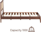 Ruby Natural Rattan Bed Frame