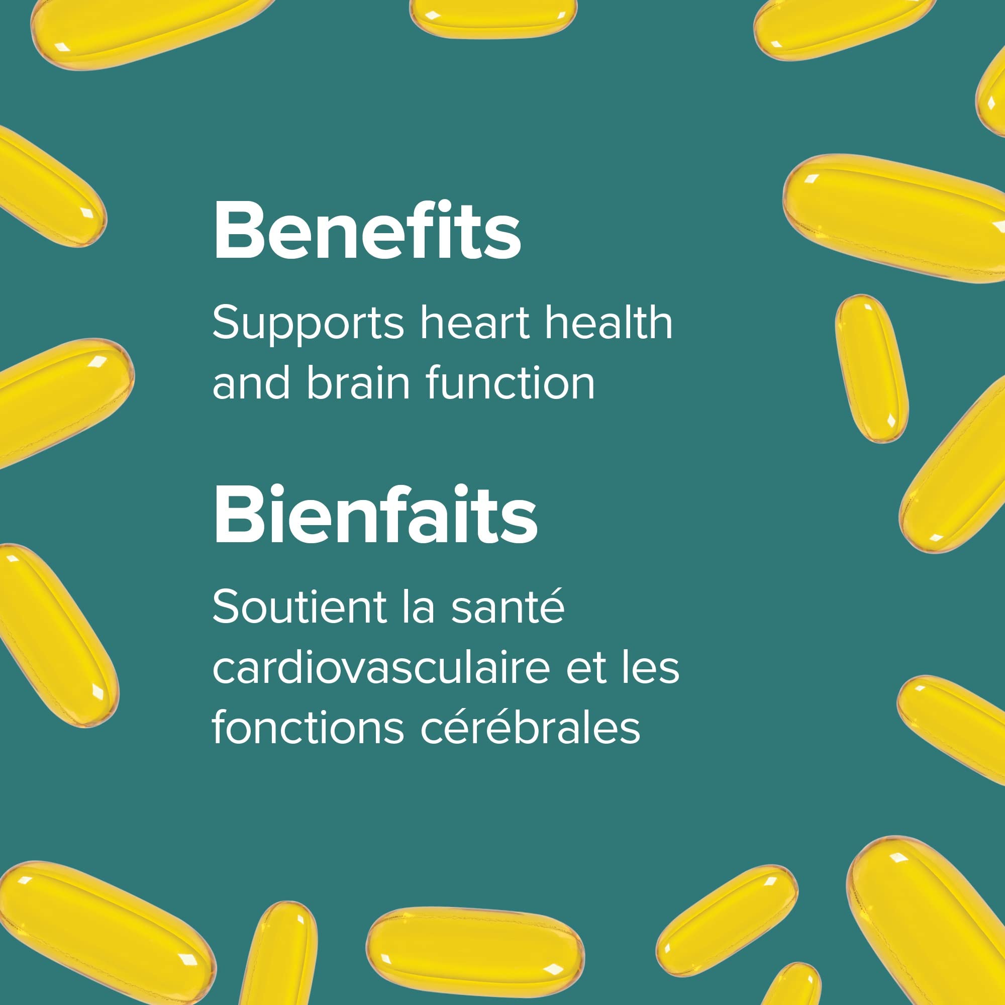 Webber Naturals Omega 3-6-9 1,200 mg Fish Oil, 180 Clear Enteric No Fishy Aftertaste Softgels, Supports Cardiovascular Health and Brain Function 🍁 All In One Marketplace Canada