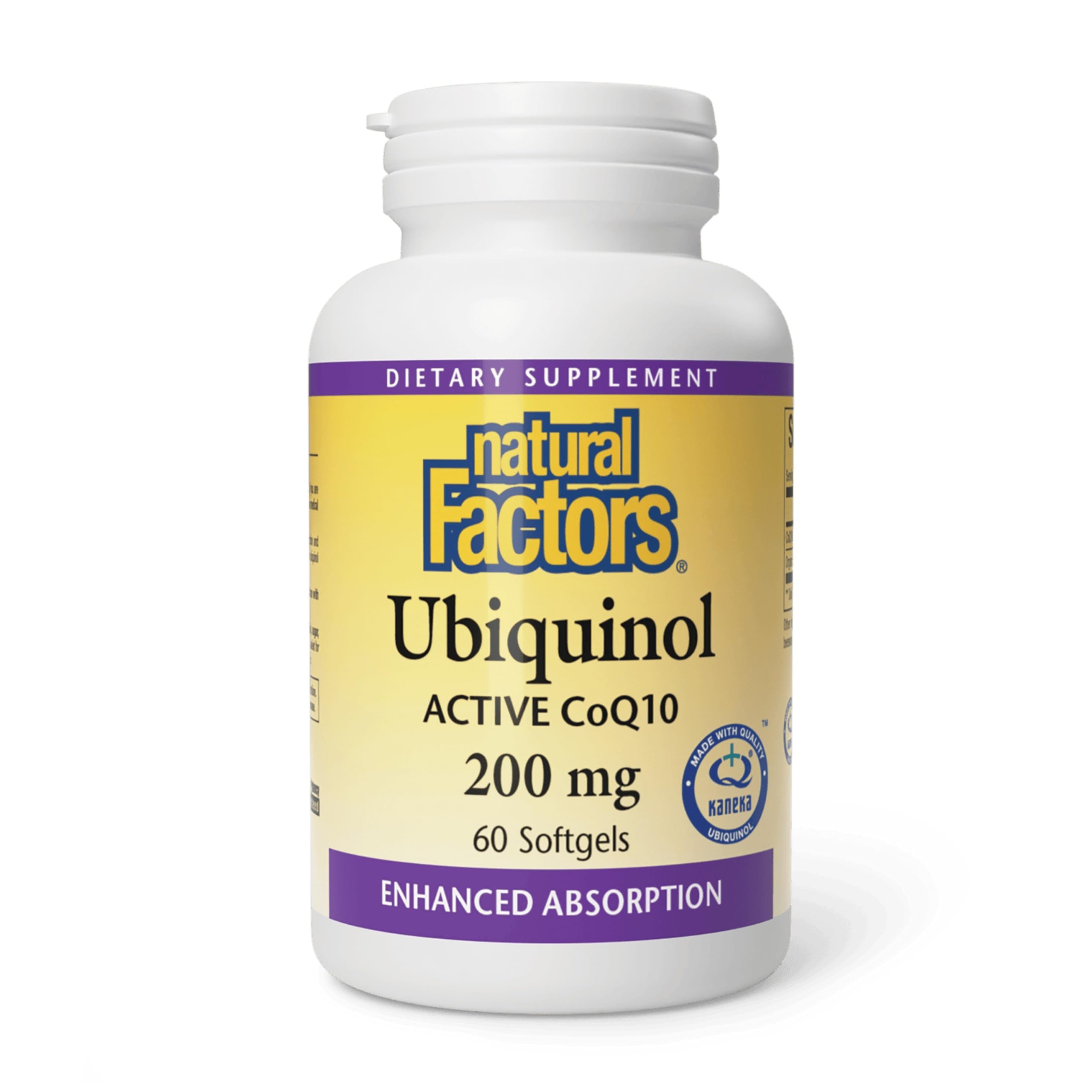 Natural Factors - Ubiquinol Active CoQ10 200mg, 60 Softgels 🍁 All In One Marketplace Canada