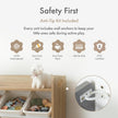 Humble Crew Toy Storage Organizer with Top Shelf and 9 Removable Bins, Natural/White – Toddler Bookshelf with Toy Organizer - Modern Toy Rack Ideal for Kids' Rooms, Playrooms, and Nurseries 🍁 All In One Marketplace Canada