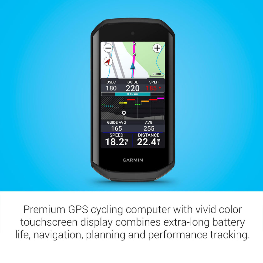 Garmin Edge 1050®, Premium Cycling Computer, Vivid Color Touchscreen Display, Built-in Speaker, Advanced Training and Group Ride Features, Road Hazard Alerts 🍁 All In One Marketplace Canada