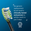 Philips Sonicare W3 Whitening Brush Heads, 2-Pack, 6 Month Supply, Black 🍁 All In One Marketplace Canada