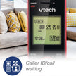 VTech DECT 6.0 Single Handset Cordless Phone with CID, Backlit Keypad and Screen, Full Duplex Handset Speakerphone, and Call Block Red 🍁 All In One Marketplace Canada