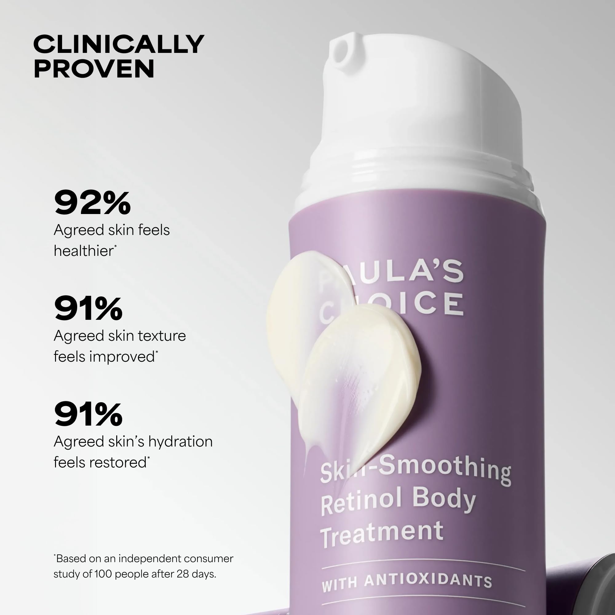 Paula's Choice Retinol Skin-Smoothing Body Treatment, Shea Butter, Vitamin C & E Lotion, Moisturizer for Discolouration, Loss of Firmness, Uneven Tone & Texture, Fragrance-Free, 118 ml 🍁 All In One Marketplace Canada