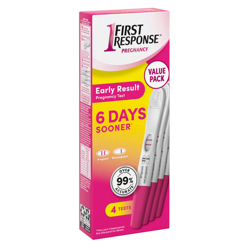 First Response Early Result - Pregnancy Test Kit - Detect Pregnancy 6 Days Sooner Than Your Missed Period - Over 99% Accurate - Analog (4 Count) 🍁 All In One Marketplace Canada