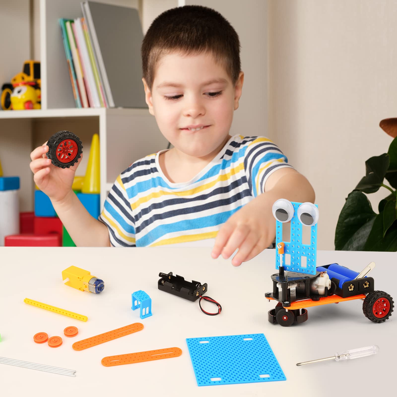 STEM Toys Science Kit for Kids 6-8 8-10 10-12, Crafts for Boys Girls Gifts 9-12 Years Old, STEM Building Robot Car Toys for Birthday Gift Ideas Age 8 9 10 11 12 🍁 All In One Marketplace Canada