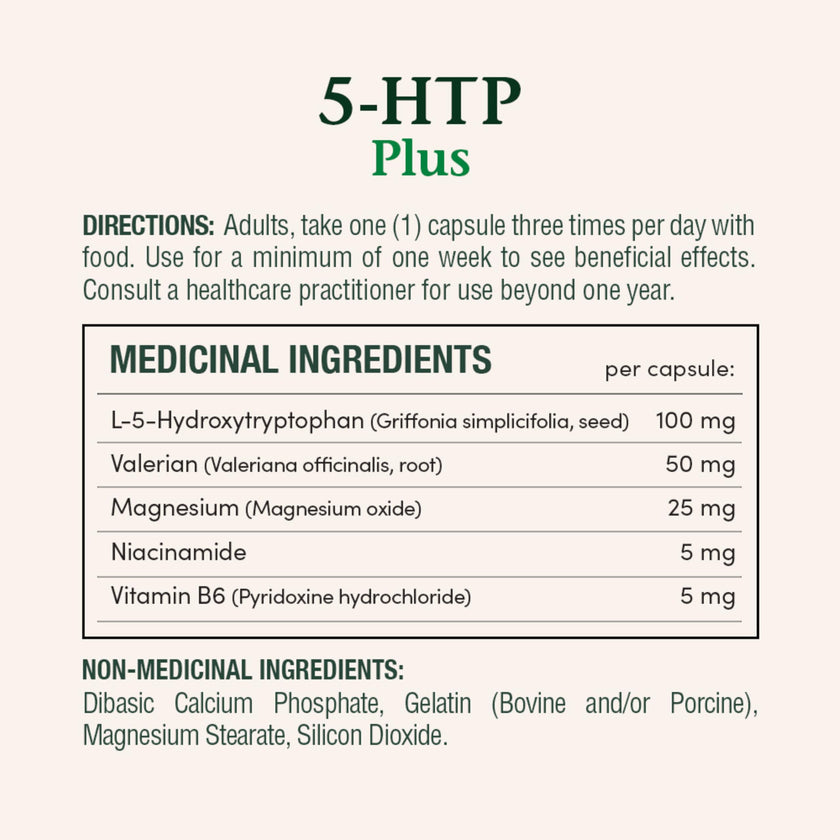 NATURE'S BOUNTY 5-HTP 100 mg Plus, Helps Promote Healthy Mood Balance, 51.8 g 🍁 All In One Marketplace Canada