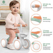 Umatoll Baby Balance Bike Toys for 1 Year Old Boys Girls Gifts, Adjustable Seat Baby Walker, First Birthday Gifts, 12-24 Months Toddler Ride on Toys with Removable Basket, Green 🍁 All In One Marketplace Canada
