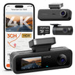 70mai 4K Dash Cam Front and Rear Inside, 3 Channel Car Dash Camera for Cars, Dashcam with GPS, Wi-Fi 6, Voice Control, Parking Monitor, Night Vision, Loop Recording, 64GB SD Card Included (T800E) 🍁 All In One Marketplace Canada