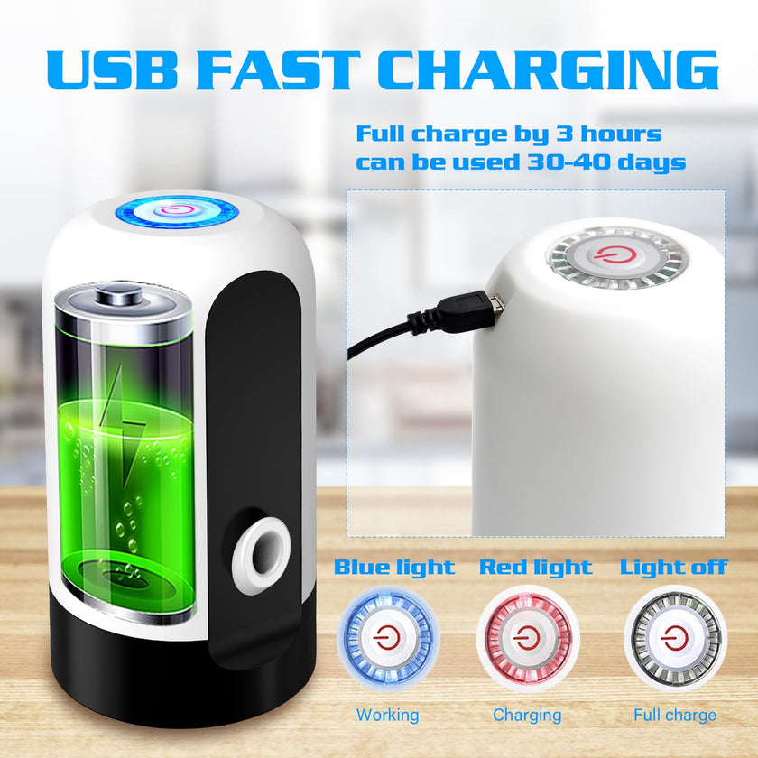 GetKen Water Dispenser & Water Table Pump for 5 Gallon Bottle, Rechargeable 🍁 All In One Marketplace Canada