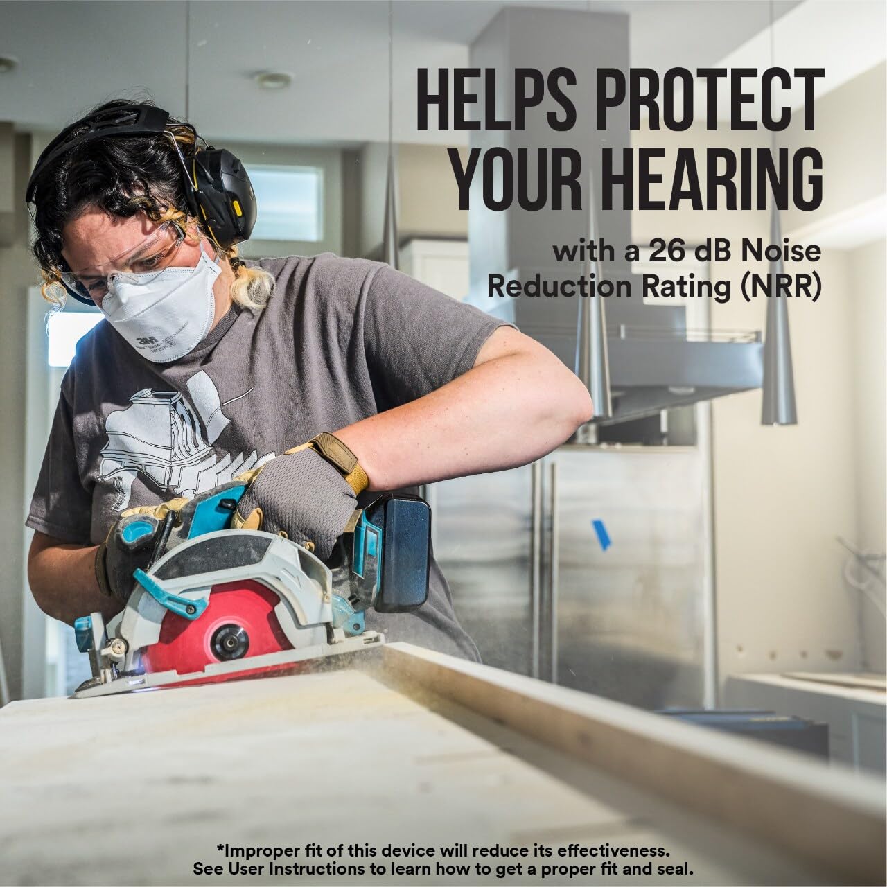 3M WorkTunes Connect Wireless Hearing Protector with Bluetooth Technology, Bluetooth Hearing Protection with a 26 dB Noise Reduction Rating 🍁 All In One Marketplace Canada