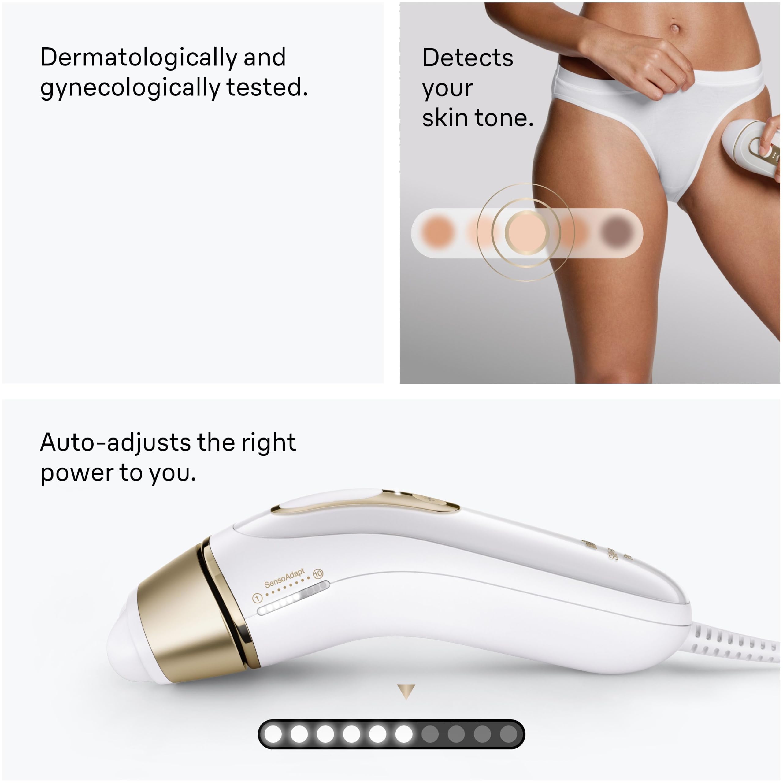 Braun Silk-Expert Pro 5 IPL PL5157 at Home Laser Hair Removal for Women and Men with Premium Pouch, Venus Razor, 2 Heads 🍁 All In One Marketplace Canada