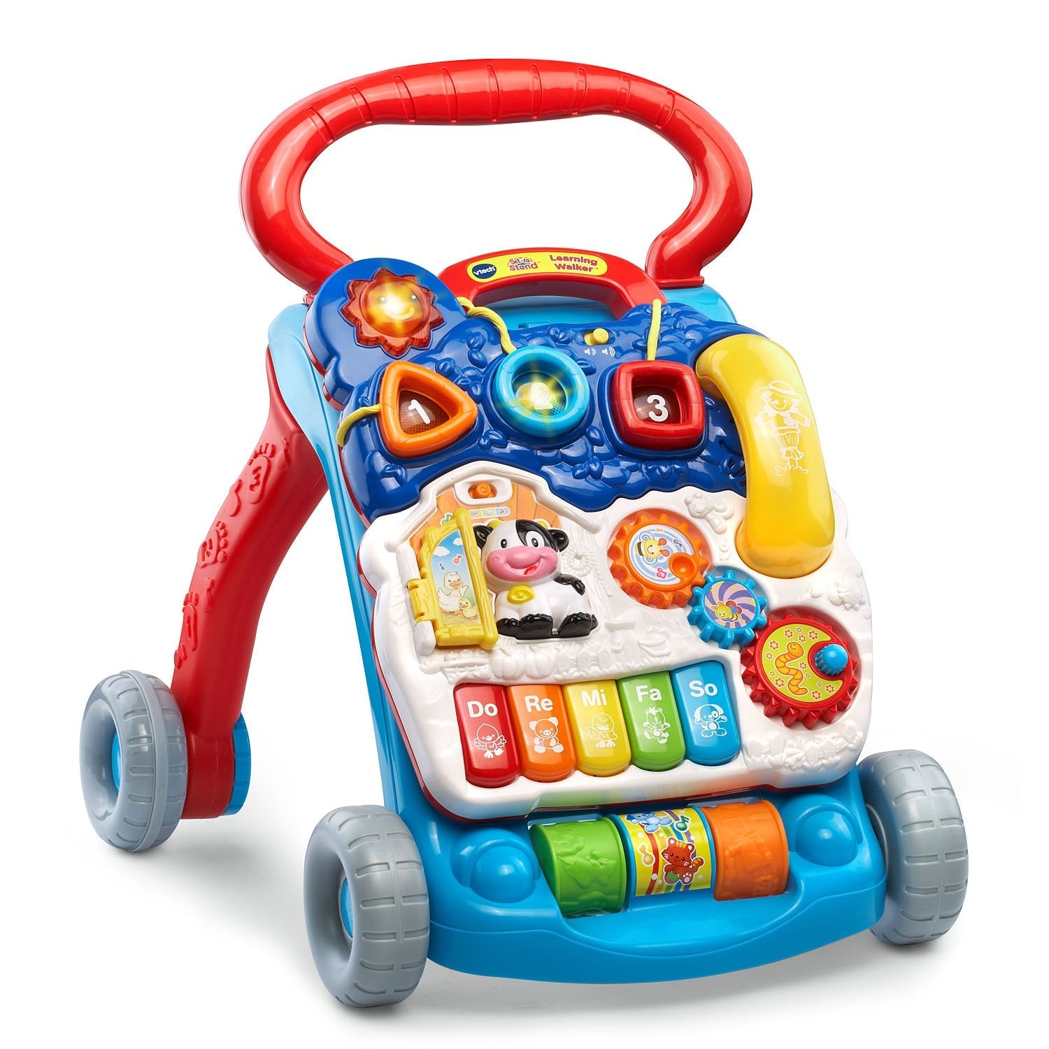VTech Sit-to-Stand Learning Walker (Frustration Free Packaging - English Version), Blue 🍁 All In One Marketplace Canada
