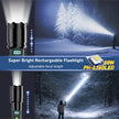Rechargeable Flashlight 2 Pack, 990000 High Lumens LED Flash Light, Brightest Zoomable Lampe with LCD Digital Display, 5Modes Super Bright Flashlights, Powerful Tactical Flashlight for Outdoor, Gift 🍁 All In One Marketplace Canada