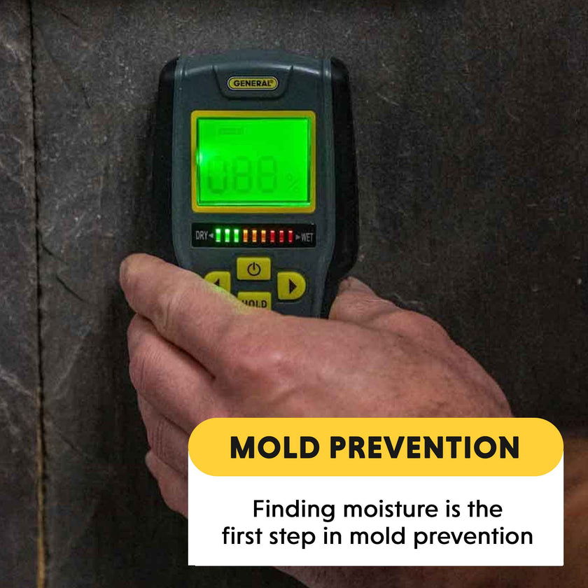 General Tools MMD7NP Moisture Meter, Pinless, Digital LCD with Tricolor Bar Graph 🍁 All In One Marketplace Canada