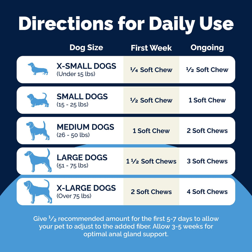 Vetnique Glandex Anal Gland Soft Chews for Dogs, Anal Gland Support, Boot The Scoot Fibre Supplement with Pumpkin, Unique Fiber Blend Probiotics & Digestive Enzymes (Peanut Butter, 60ct Chews) 🍁 All In One Marketplace Canada