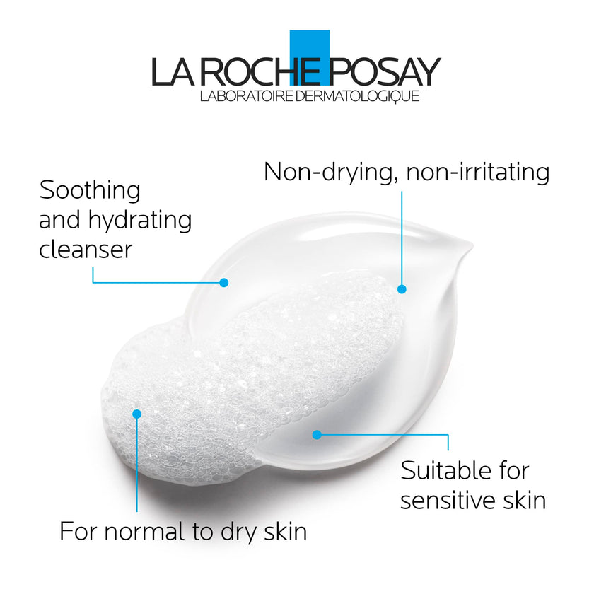 La Roche-Posay Face Wash, Toleriane Hydrating Cleanser with Ceramides, Face Wash for Normal to Dry Sensitive Skin, Soap Free, Fragrance Free, Alcohol Free, 200mL 🍁 All In One Marketplace Canada