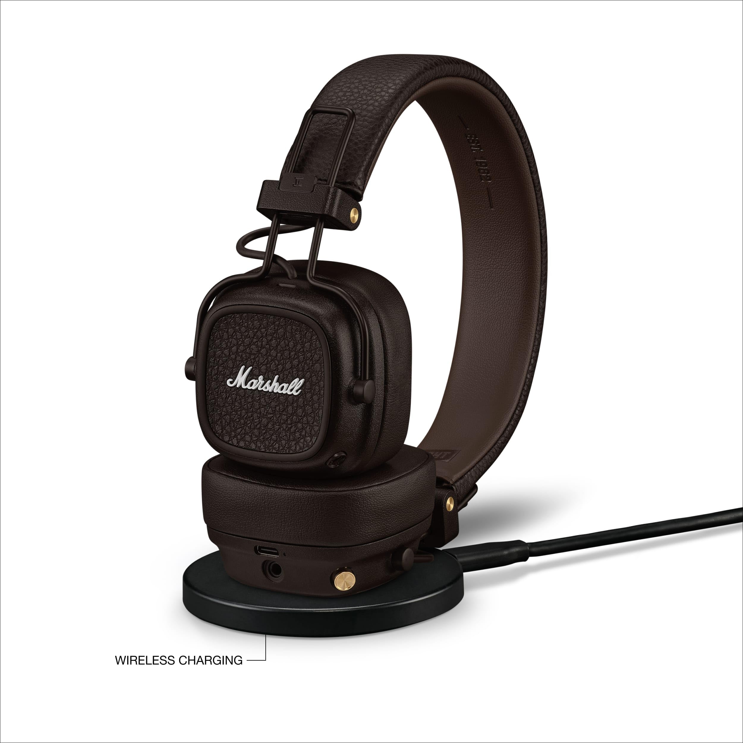 Marshall Major V Wireless On-Ear Headphones with 100+ Hours of Playtime - Brown 🍁 All In One Marketplace Canada
