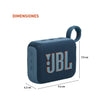 JBL Go 4 - Ultra-Portable, Waterproof and Dustproof Bluetooth Speaker, 7-Hour Built-in Battery, Made in Part with Recycled Materials (Blue) 🍁 All In One Marketplace Canada