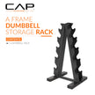 CAP Barbell A-Frame Dumbbell Hand Weight Vertical Storage Rack - Carbon 🍁 All In One Marketplace Canada
