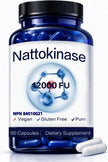 Nattokinase Supplement, 400 mg - 12000 FU, Helps Support Cardiovascular Health 60 Count 🍁 All In One Marketplace Canada