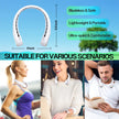 Neck Fan, Neck Fans Portable Rechargeable, Upgrade 360° Air Outlet, Super Quiet, 3 Speeds, 4000mAh Personal Bladeless Wearable Fan for Indoor Outdoor Travel-White 🍁 All In One Marketplace Canada