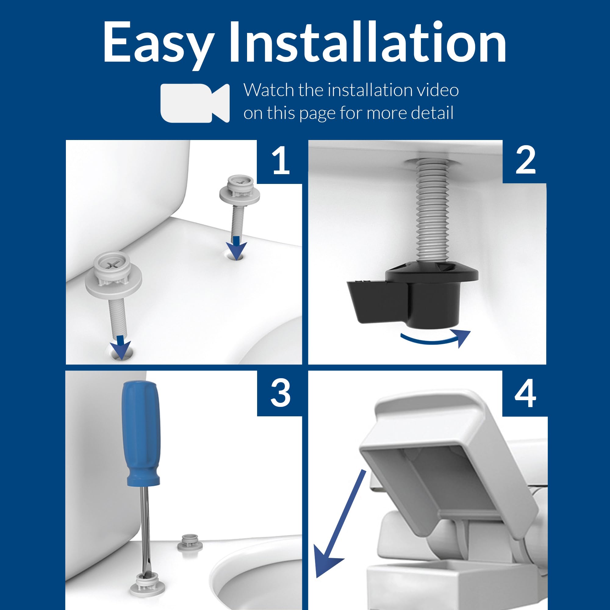 BEMIS 7300SLEC 000 Toilet Seat Will Slow Close and Removes Easy for Cleaning, Elongated, White 🍁 All In One Marketplace Canada