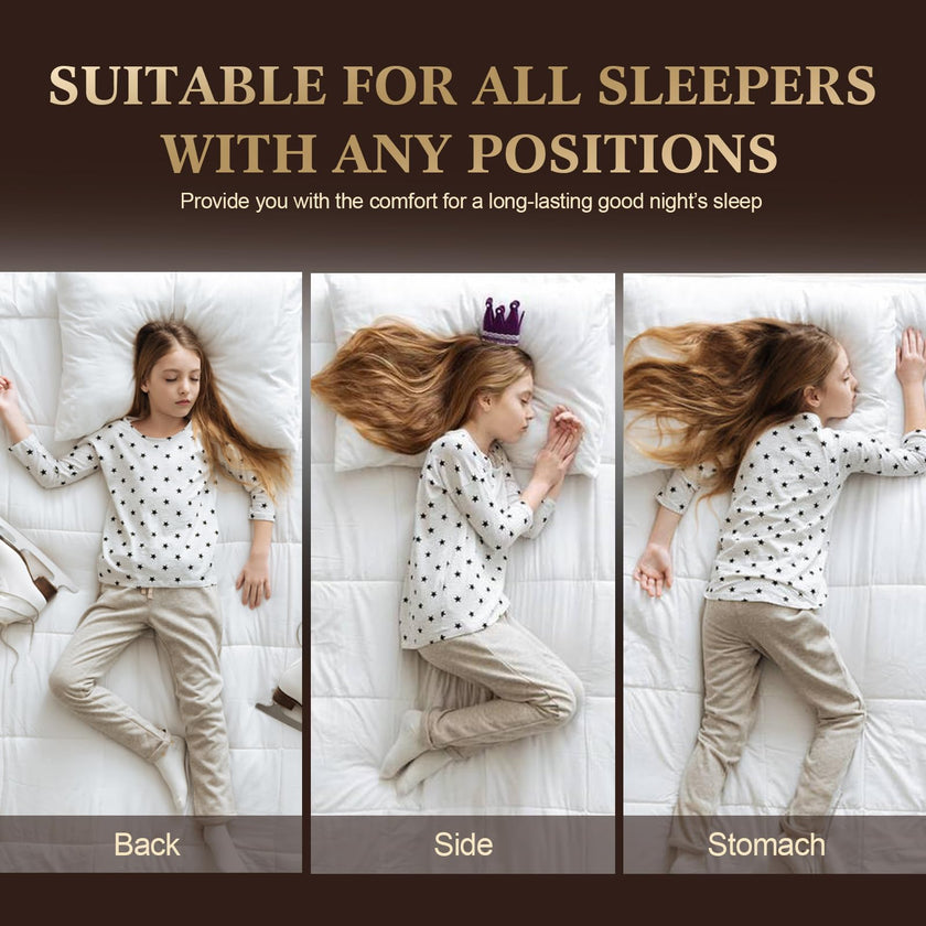 SHERWOOD Pillows King Size 2 Pack Hotel Pillow with Cotton Cover and Down Alternative Fiber Fill Bed Pillow for Sleeping (White, King 20x36 inch) 🍁 All In One Marketplace Canada