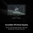 MSI MAG 275UPD E14 27-inch 3840 x 2160 (UHD) Gaming Monitor, 288Hz, Adaptive-Synch, HDMI, DisplayPort, VESA Mountable, Tilt, Height Adjustable, Speaker, 1ms, Black 🍁 All In One Marketplace Canada