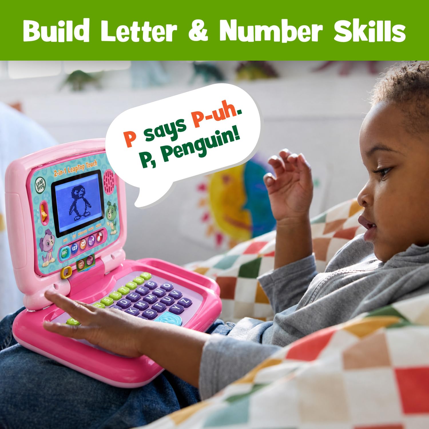 Leapfrog 2-in-1 LeapTop Touch Pink (English Version) 🍁 All In One Marketplace Canada