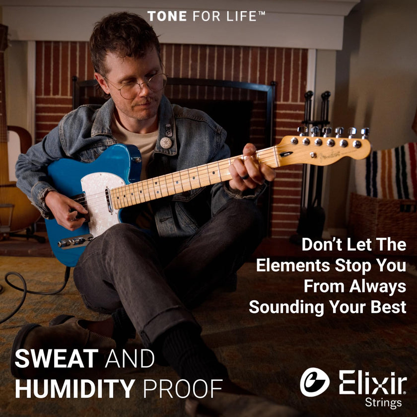 Elixir Strings, Electric Guitar Strings, Nickel Plated Steel with NANOWEB Technology, Longest-Lasting Bright Tone with Comfortable Feel, 4 Pack, Light 10-46 🍁 All In One Marketplace Canada