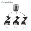 UPPAbaby Cup Holder for Vista, Cruz, Minu Strollers - Quick, Intuitive Attachment + Removal - Securely Holds Various Size Beverages - BPA Free + Dishwasher Safe - Folds Attached 🍁 All In One Marketplace Canada