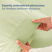 Queen Size 4 Piece Sheet Set - Comfy Breathable & Cooling Sheets - Hotel Luxury Bed Sheets for Women & Men - Deep Pockets, Easy-Fit, Soft & Wrinkle Free Sheets - Light Sage Green Oeko-Tex Bed Sheets 🍁 All In One Marketplace Canada