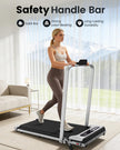 Yagud Walking Pad with 8% Incline, 3 in 1 Treadmill for Home & Office, 2.5HP Under Desk Treadmill with Handle, Portable Treadmill with Remote Control & Led Display, No Installation 🍁 All In One Marketplace Canada