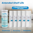 17 in 1 Premium Drinking Water Test Kit - 100 Strips + 2 Bacteria Tests - Home Water Quality Test - Well and Tap Water - Easy Testing for Lead, Bacteria, Hardness, Fluoride, pH, Iron, Copper and more! 🍁 All In One Marketplace Canada