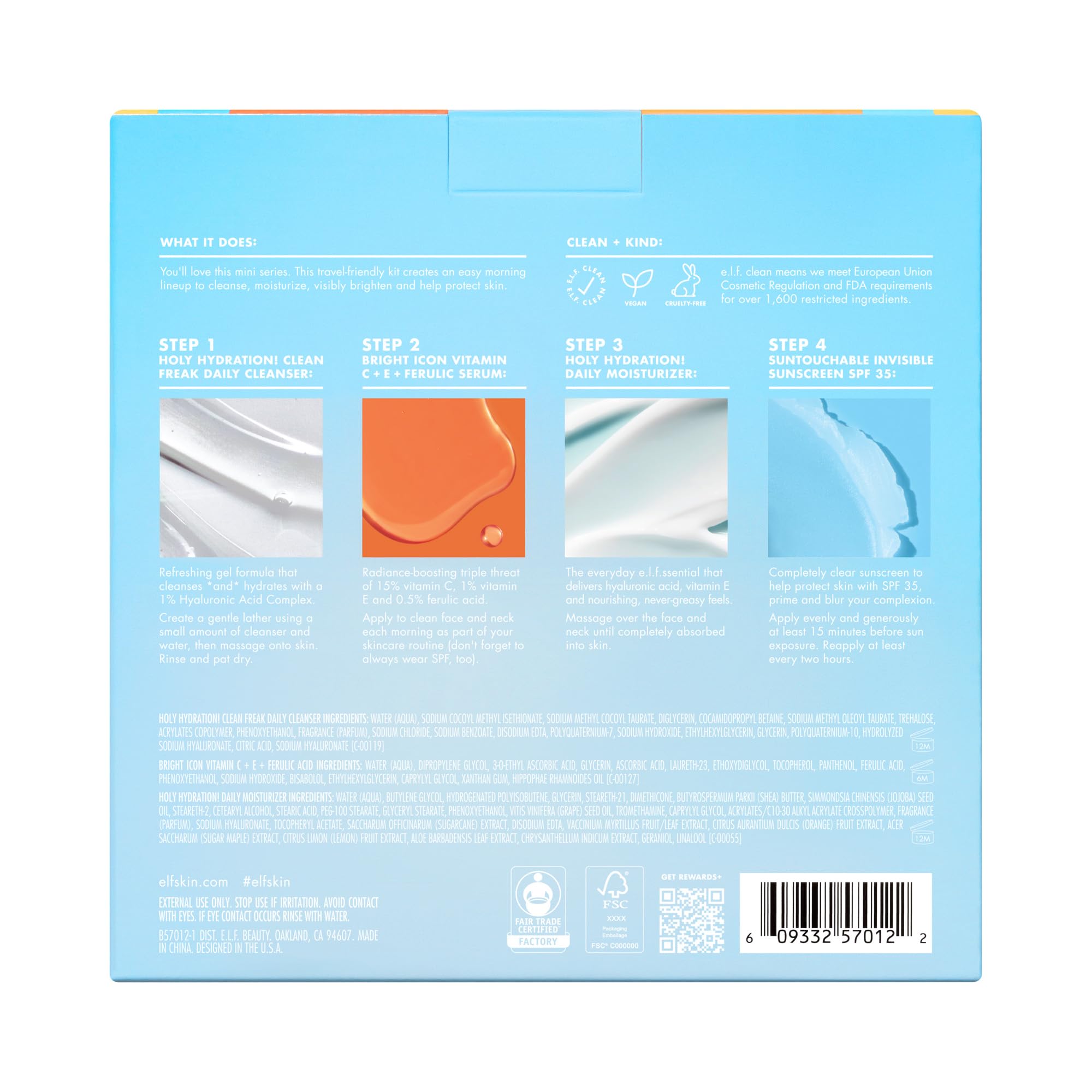 e.l.f. SKIN Wake the e.l.f. Up Skincare Kit 🍁 All In One Marketplace Canada