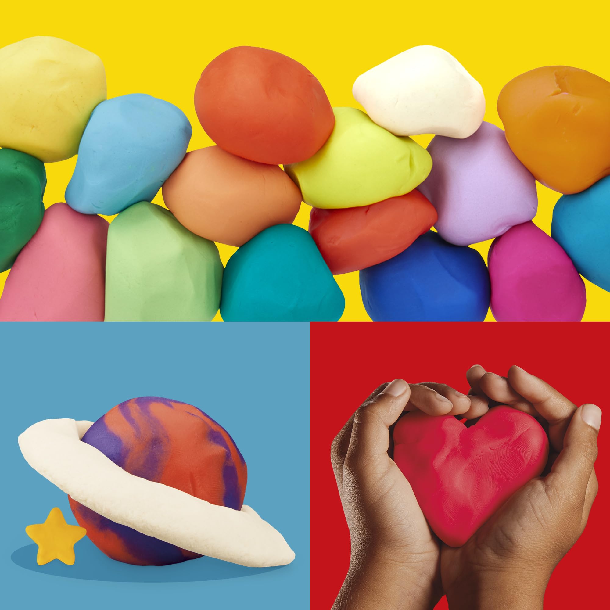 Play-Doh 24-Pack of Modeling Compound for Kids Toys for 2 Year Old and Up, 3-Ounce Cans, Great for Arts and Crafts, Party Favors 🍁 All In One Marketplace Canada