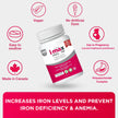 Pharmaris i-max Polysaccharide Iron Complex, 150 mg Elemental Iron Supplement for Treatment and Prevention of Iron Deficiency Anemia, 250 mg Vitamin C, 1000 mcg Vitamin B12, No Artificial Dyes, Vegan, 100 Capsules 🍁 All In One Marketplace Canada