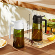TrendPlain 470ml Olive Oil Dispenser Bottle for Kitchen Gadgets - 2 in 1 Dispenser and Sprayer - Olive Oil Spray Bottle w/Stickers (Light Blockage) - BPA Free - Black&Green 🍁 All In One Marketplace Canada