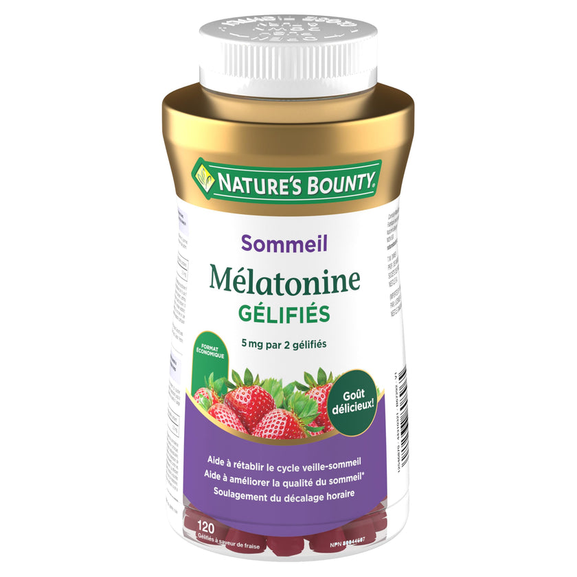 NATURE'S BOUNTY Melatonin, 2.5mg, Re-Sets the Body's Sleep Cycle & Improve Sleep Quality, 300 g 🍁 All In One Marketplace Canada