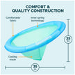 SwimWays Spring Float Premium Papasan Pool Lounger, Inflatable Pool Floats Adult with Fast Inflation for Ages 15 & Up, Sky Blue 🍁 All In One Marketplace Canada