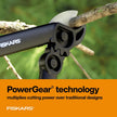Fiskars 15-Inch PowerGear Loppers, Sharp Steel Blade Bush and Tree Trimmer, Cuts up to 1.25-Inch Diameter Branches, Rust Resistant and Lightweight Pruner, Yard Tools for Gardening 🍁 All In One Marketplace Canada